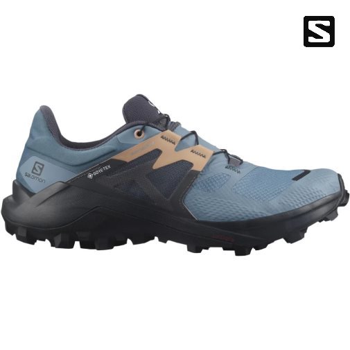 Salomon Wildcross 2 GTX Trailove Bezecke Tenisky Damske Modre Čierne | SK 8TABQS